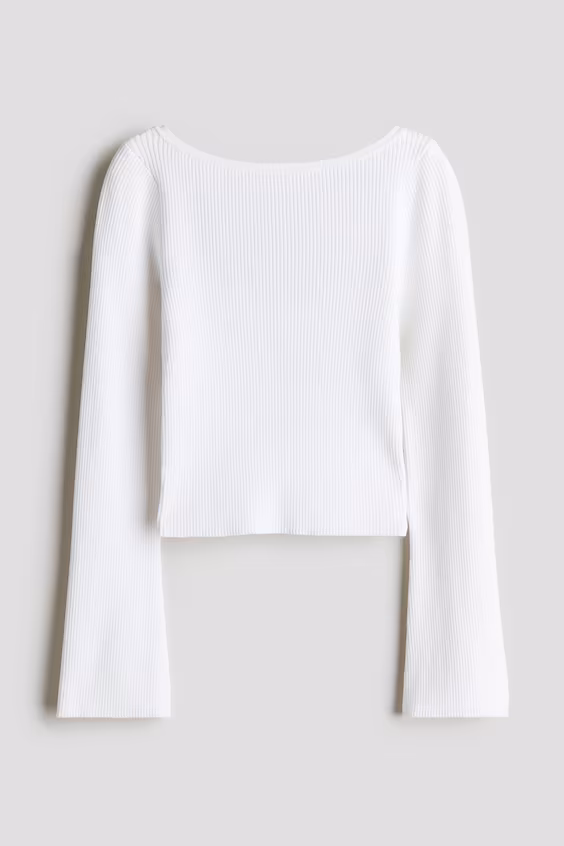 Рубчиковая свитер