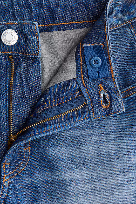 Джинсы свободного кроя cargo с футеровкой