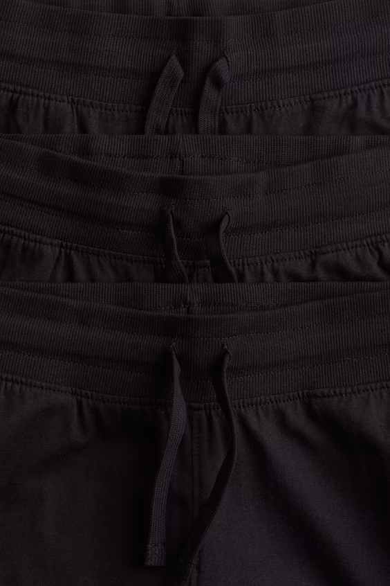 Набор из 3 джоггеров из хлопкового джерси