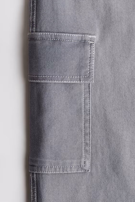 Широкие грузовые брюки