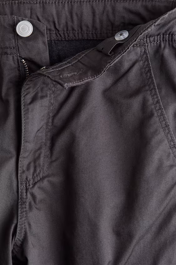 Брюки-карго из хлопка с подкладкой