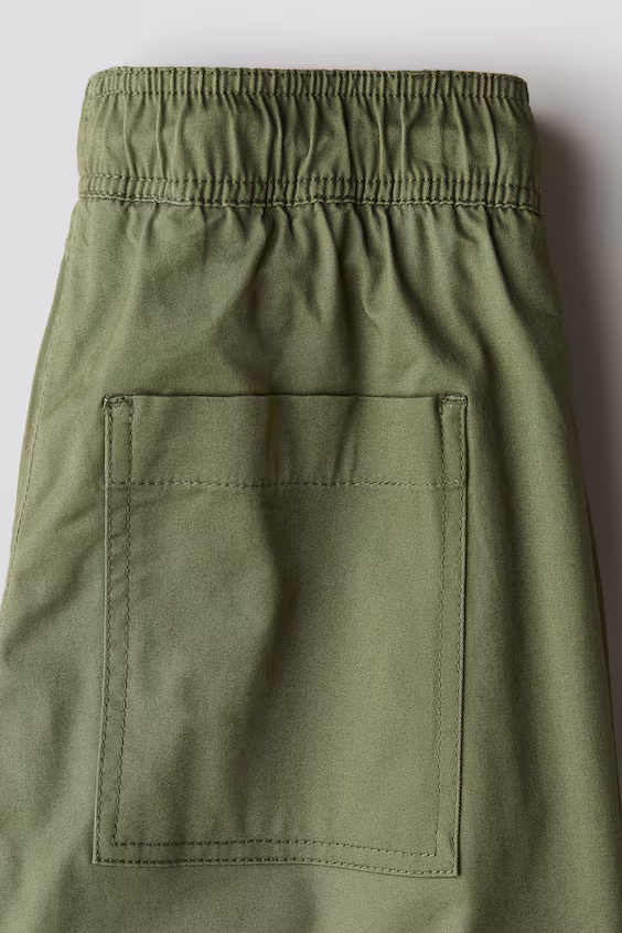 Брюки джоггеры в хлопковой ткани с подкладкой