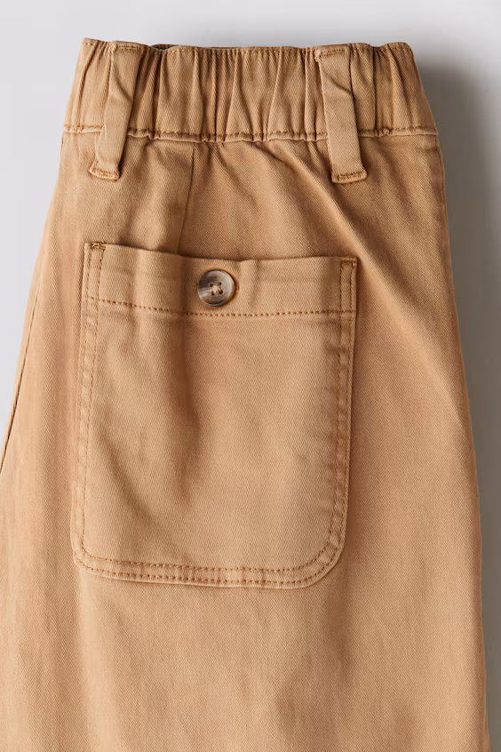 Брюки-чино из хлопкового саржевого полотна