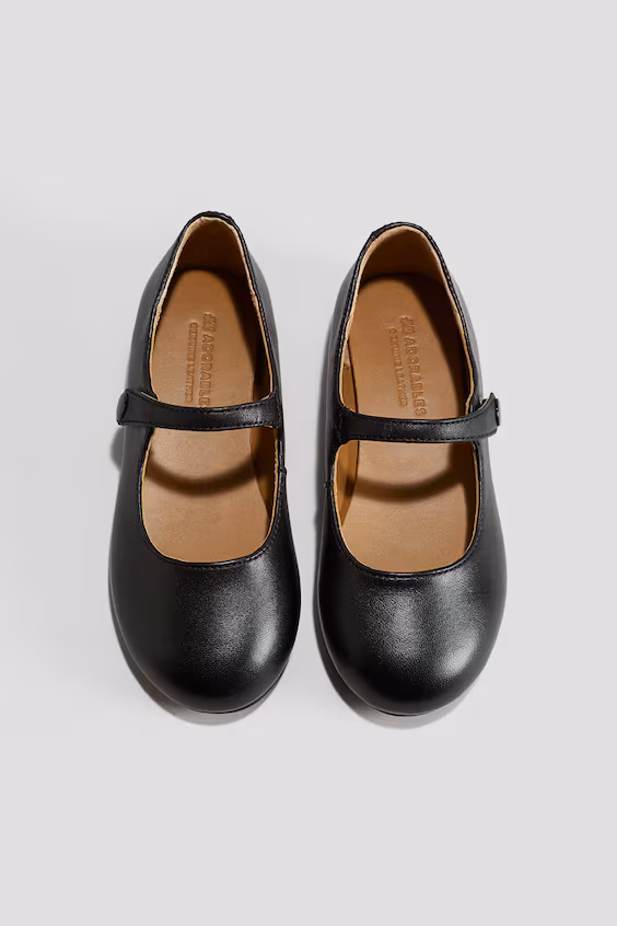 Туфли мэри джейн из кожи