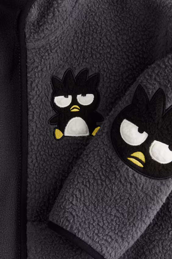 Куртка teddy с нашивками