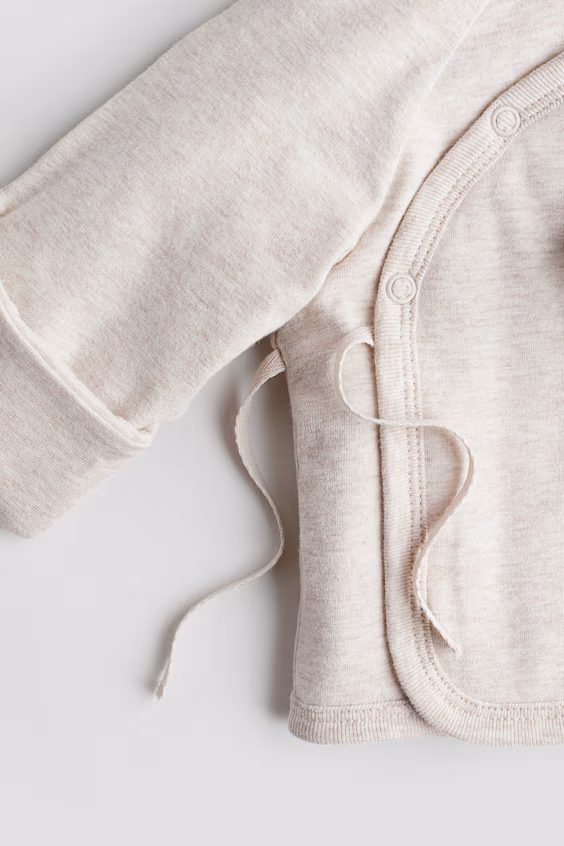 Куртка-пуховик из хлопкового жерсея