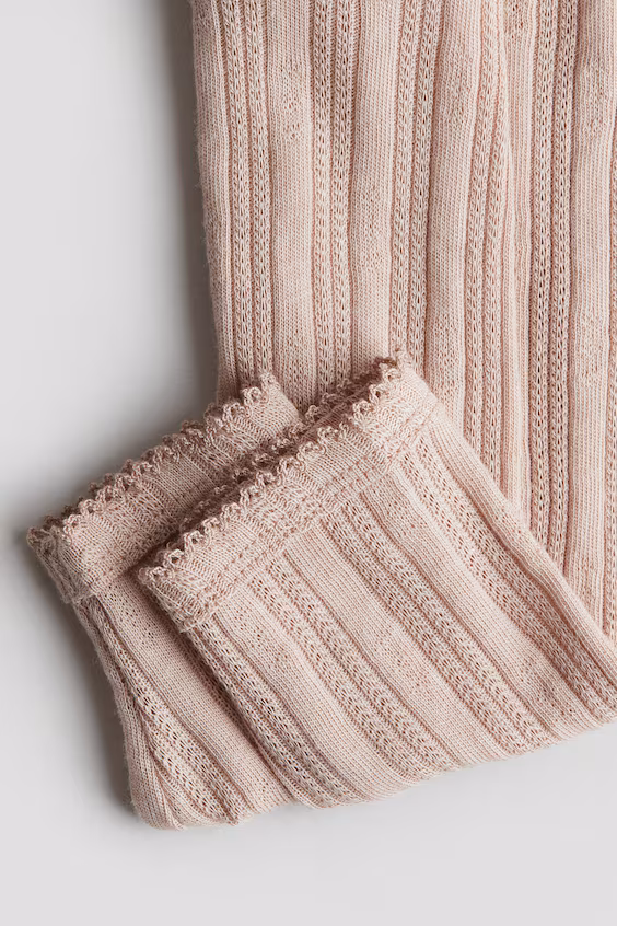 Леггинсы из хлопкового джерси с узором