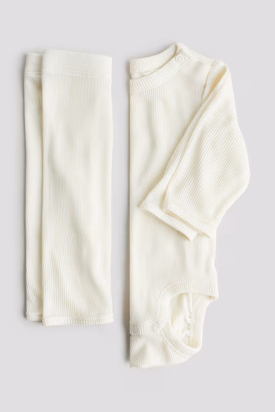 Набор из двух изделий из шелкового джерси