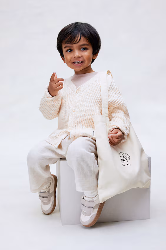 Сумка из хлопковой ткани с принтом