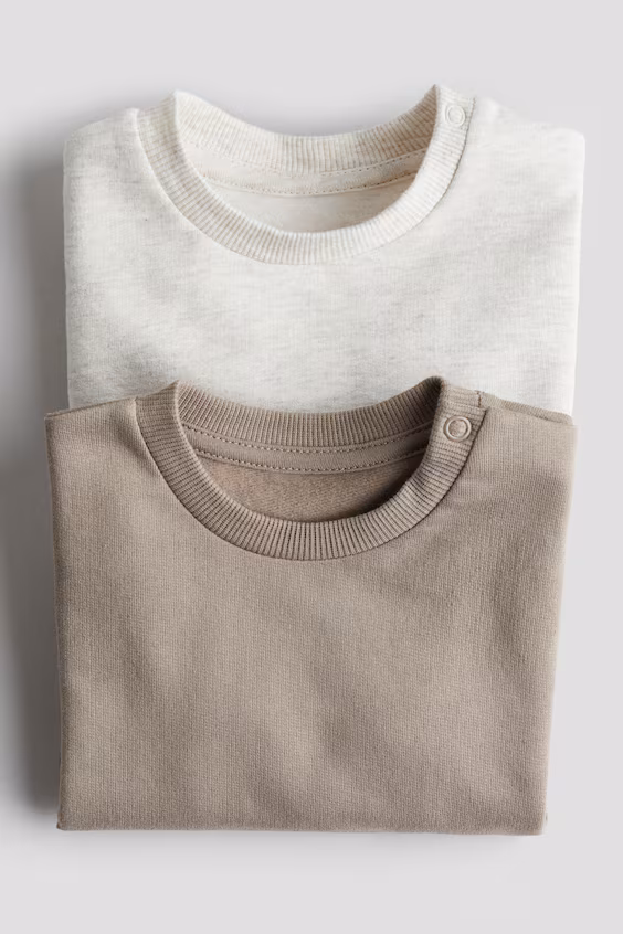 Набор из 2 хлопковых свитшотов