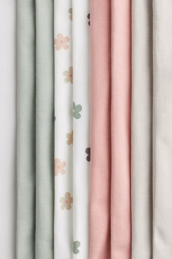 Набор из 4 леггинсов из хлопкового джерси