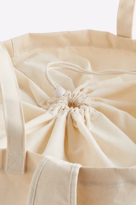 Корзина для хранения из хлопкового саржевого полотна