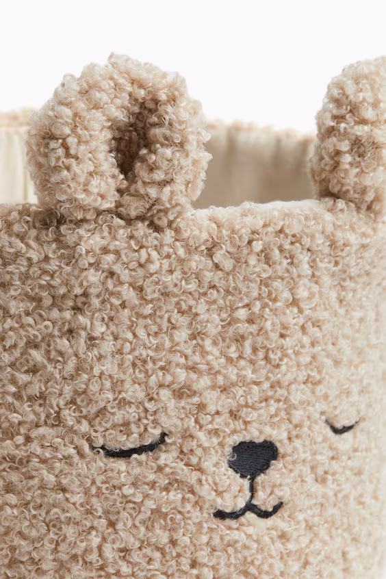 Корзина для хранения из мягкого плюша