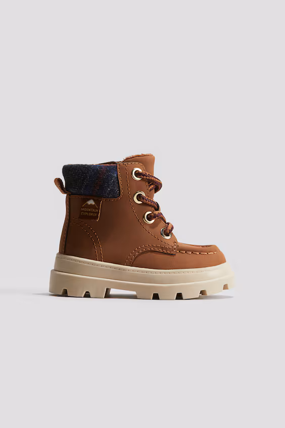 Ботинки с теплым подкладом