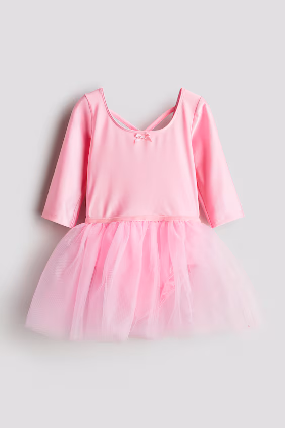 Боди с тюлевой юбкой