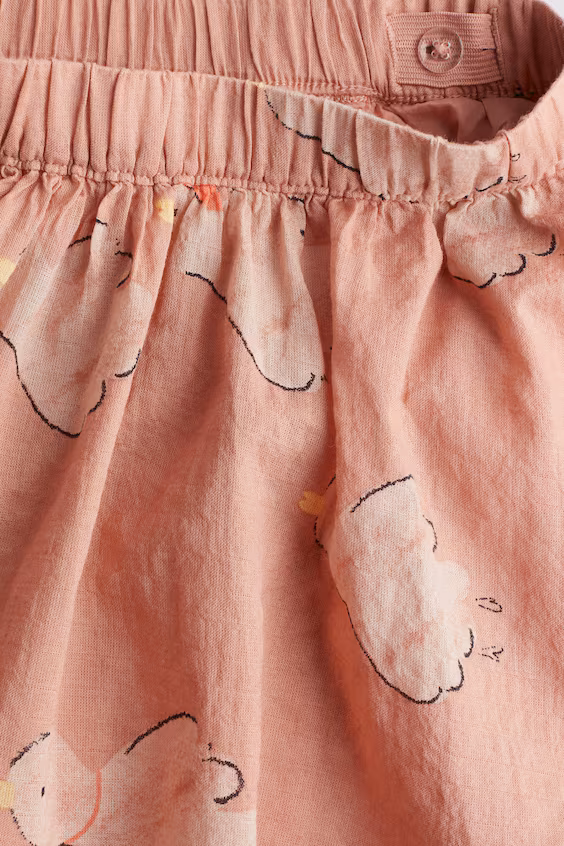 Юбка из мягкой анагоры с узором