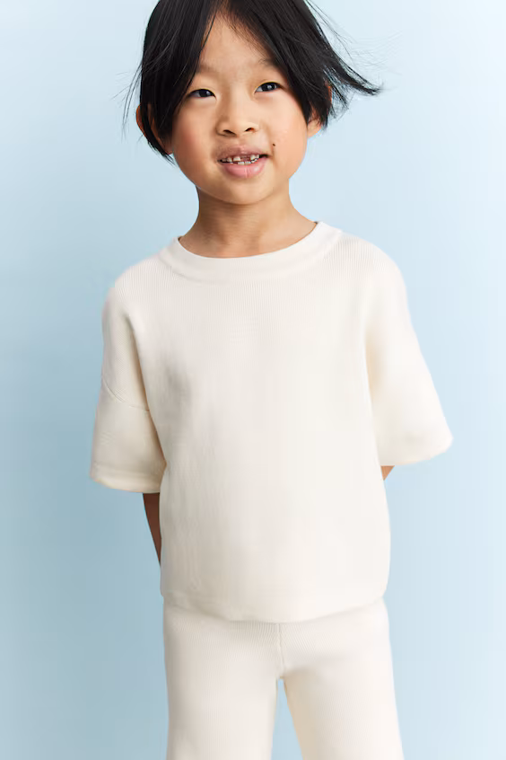 Набор из 2 предметов из тонкого хлопкового трикотажа