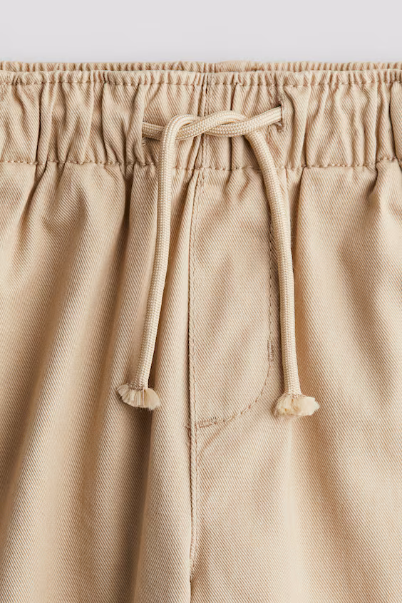 Штаны-джоггеры из хлопкового джинса