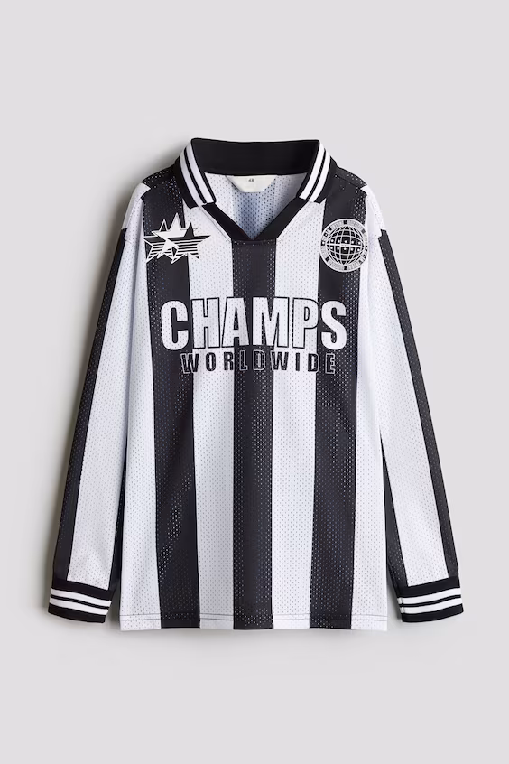 Футбольная майка с длинными рукавами