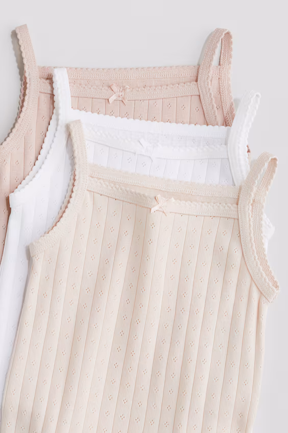 Пакет из 3 боди без рукавов