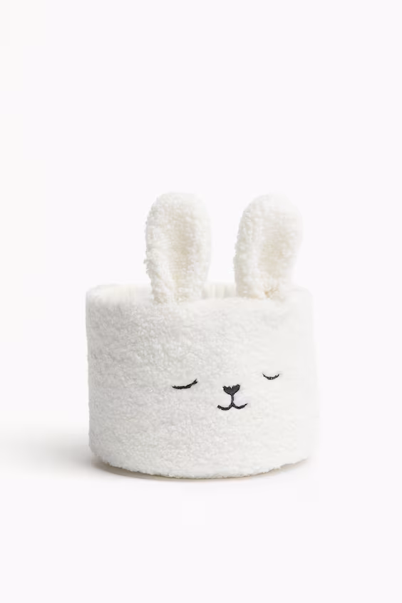 Корзина для хранения из мягкого плюша