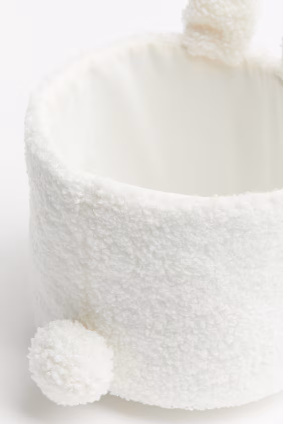 Корзина для хранения из мягкого плюша