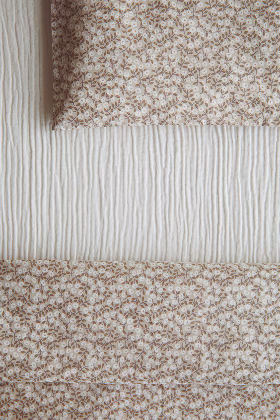 Пододеяльник для детской кроватки из муслина