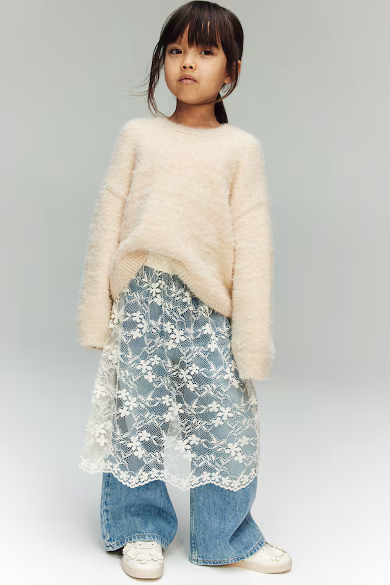 Юбка из кружева