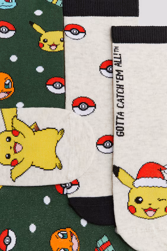 Pack de 5 носков в рисунок