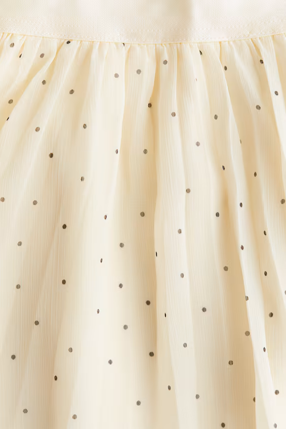 Плиссированная юбка из шифона