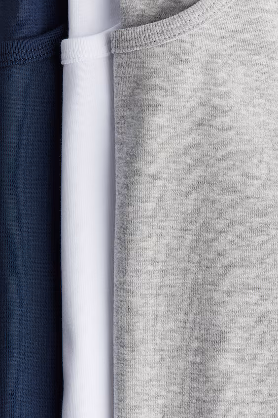 Набор из 3 топов без рукавов из хлопка