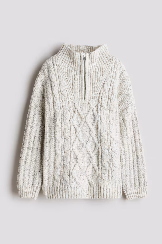 Свитер с молнией