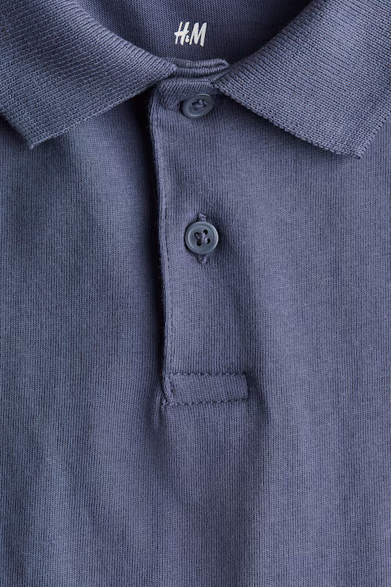 H&m рубашка регби из хлопкового джерси