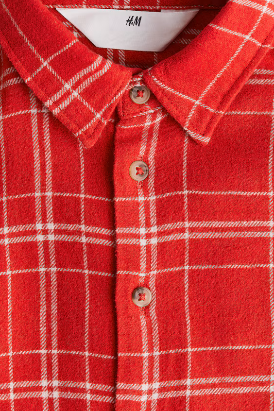 Рубашка из мягкой хлопковой фланели