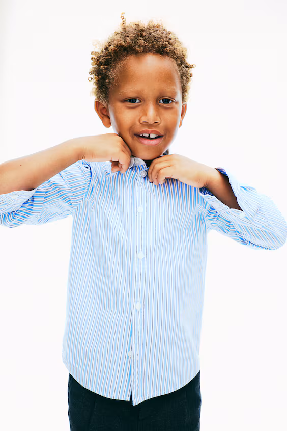 Рубашка из хлопковой поплина