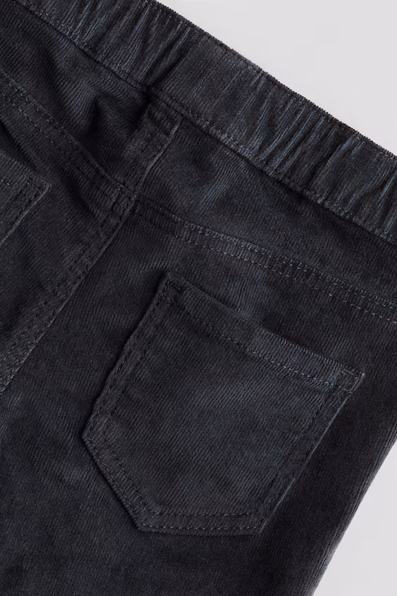 Брюки skinny fit из бархата