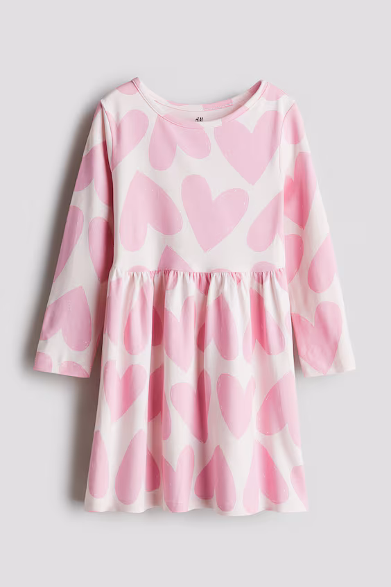 Платье из хлопка с узором