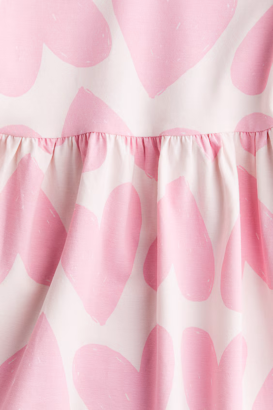 Платье из хлопка с узором