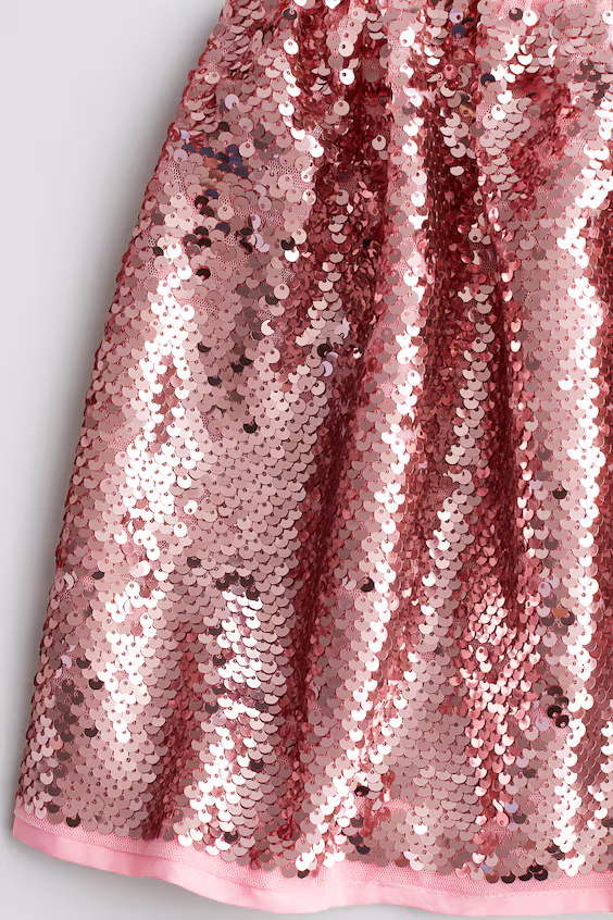 Юбка с пайетками