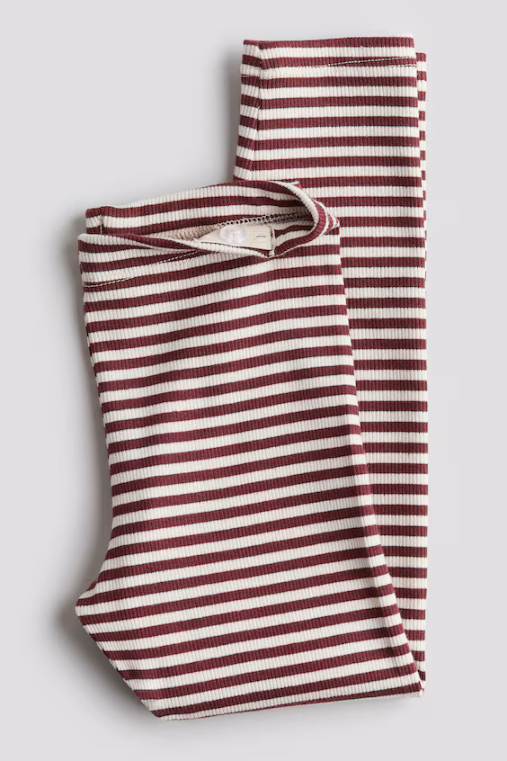 Леггинсы в рубчик