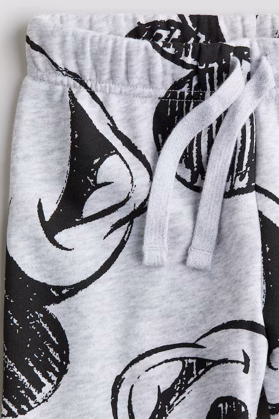 Брюки joggers с принтом h&m