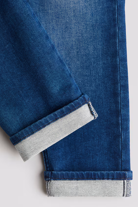 Джоггеры из хлопкового джинса