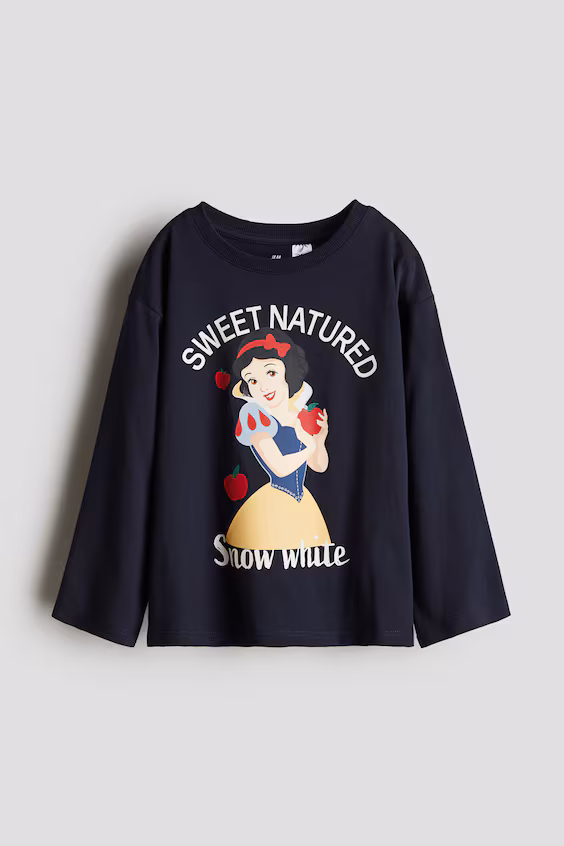 Свитер из хлопка с принтом