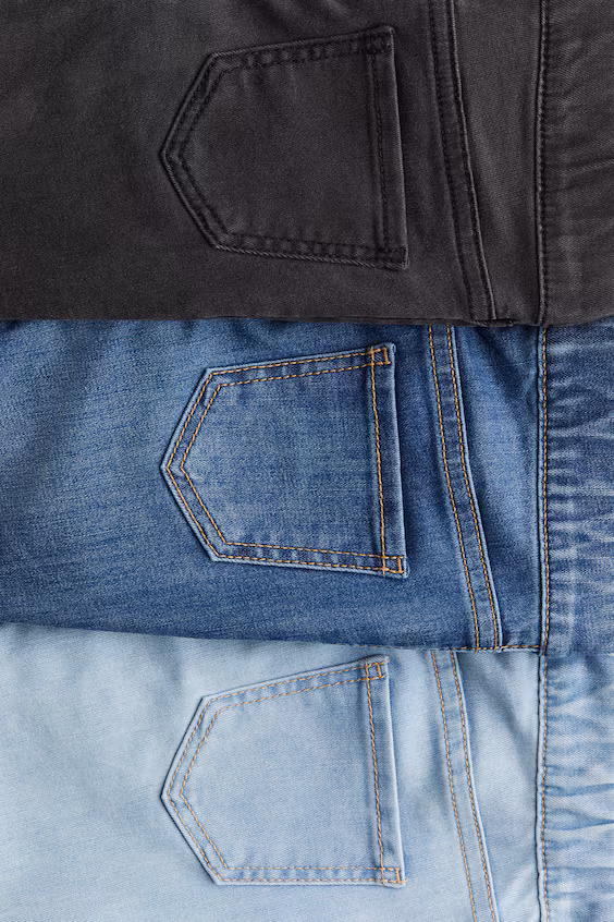 Набор из 3 джеггинсов из джинсы