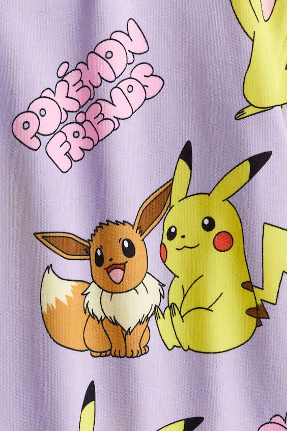 Платье из трикотажа с принтом