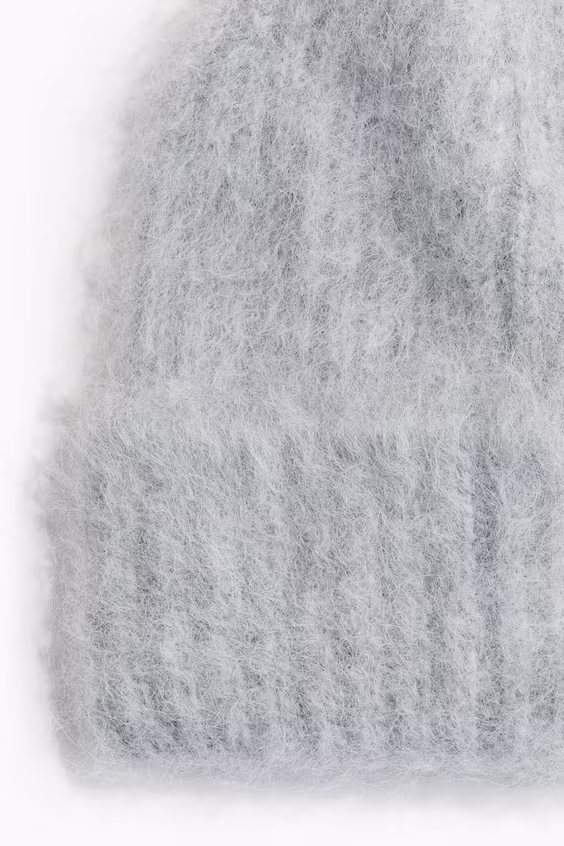 Шапка из мягкой вязаной смесовой альпаки