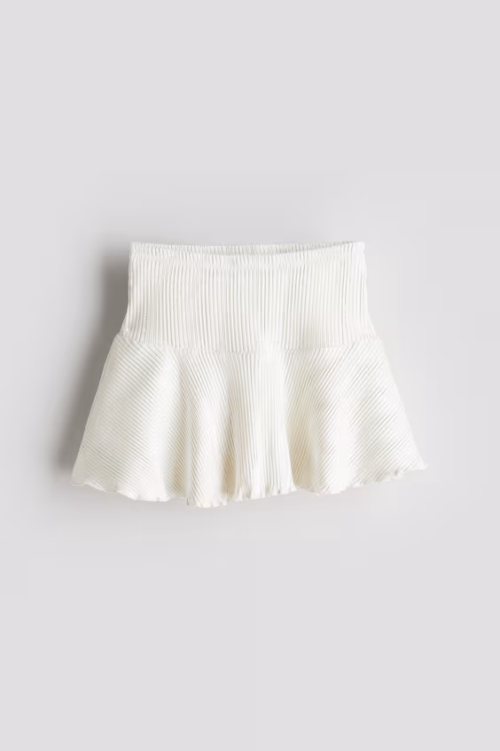 Юбка из блестящего джерси