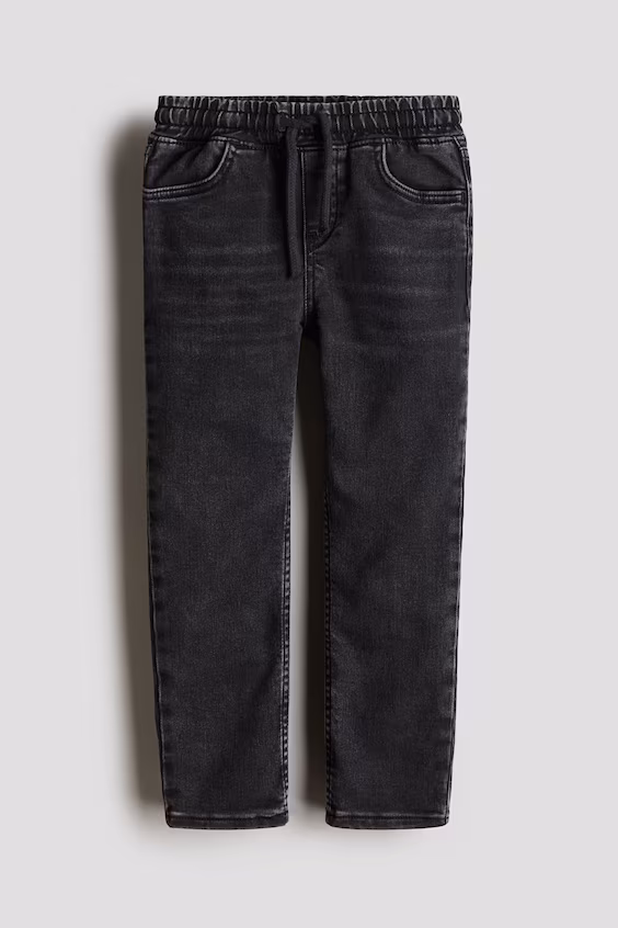 Джоггеры из хлопкового джинса