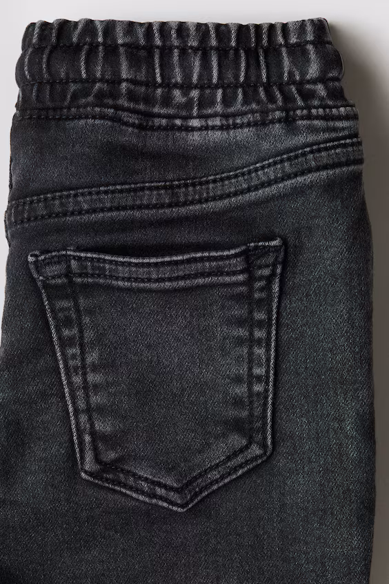 Джоггеры из хлопкового джинса