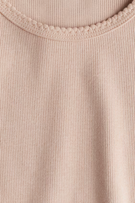 Кофта в рубчик из хлопка